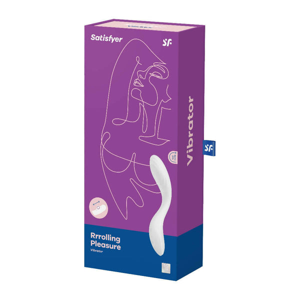 Wibrator Rrrolling Pleasure (White)
