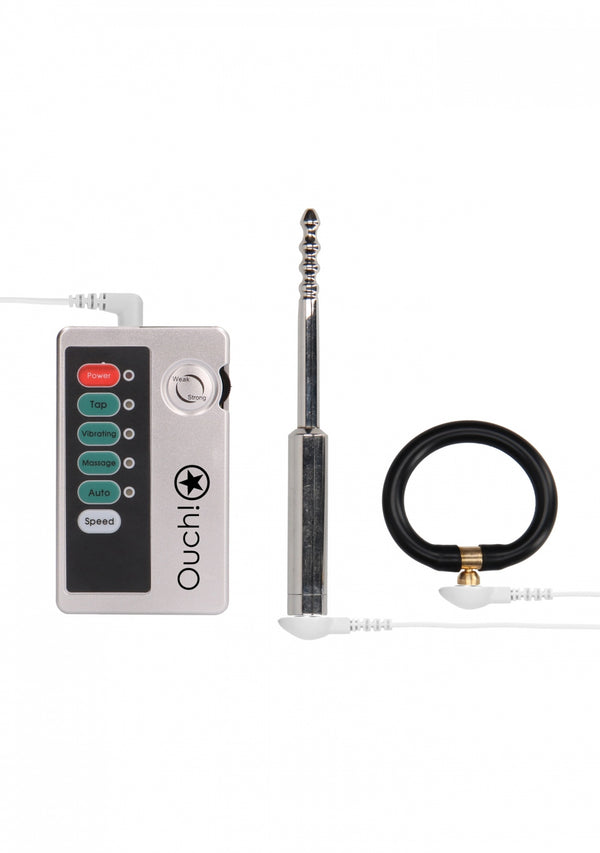 E stim Urethral Sounding Set   Small   Silver