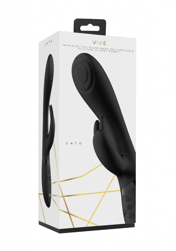 Cato   Pulse G spot Rabbit   Black