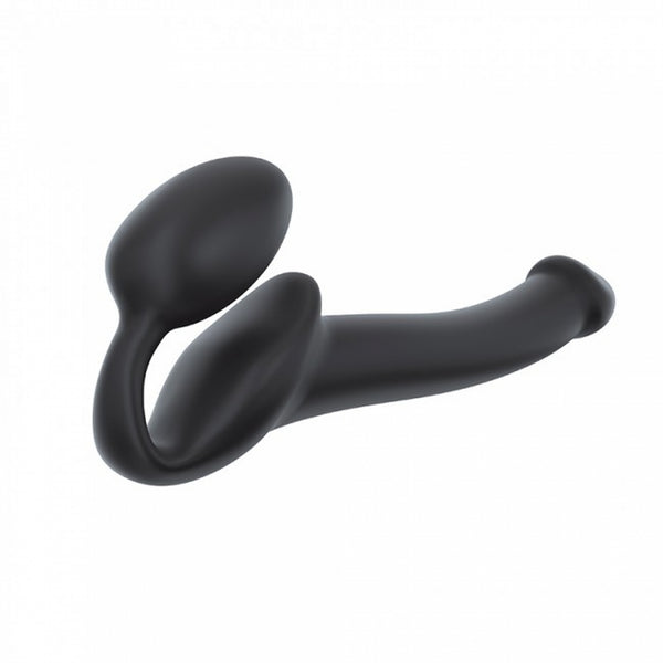 SEMI REALISTIC BENDABLE STRAP ON BLACK S