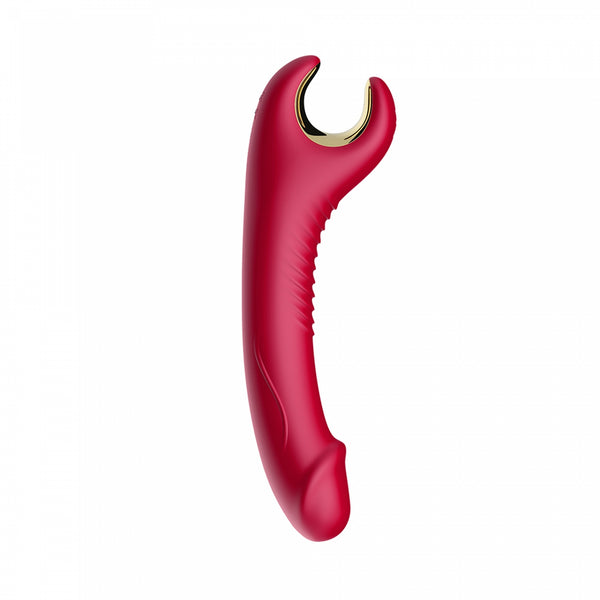 Silicone 9 vibration function Red stimulator