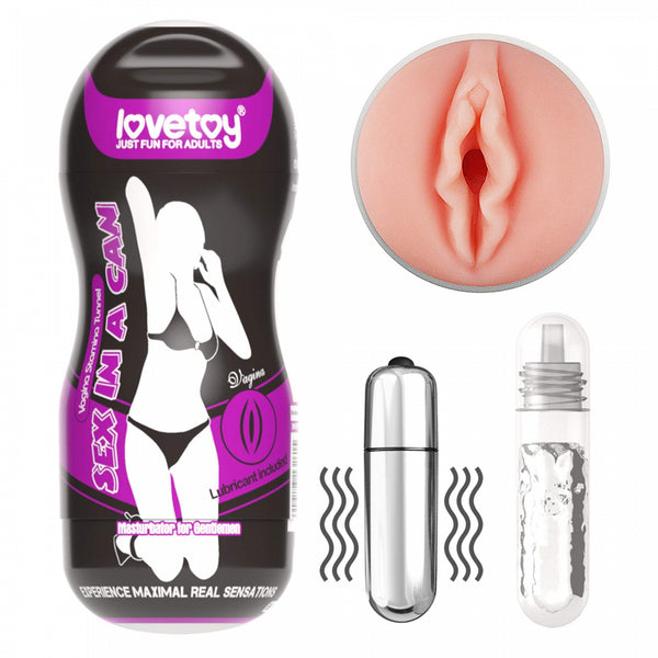 Sex In A Can Vagina Stamina Tunnel   Vibrating