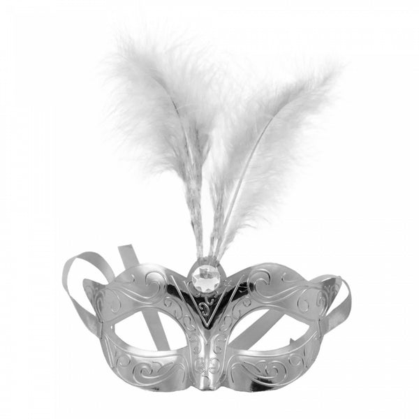 Maska Venetian Mask Silver