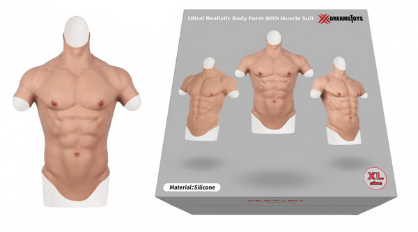 XX DREAMSTOYS Ultra Realistic Muscle Suit Men Size XL