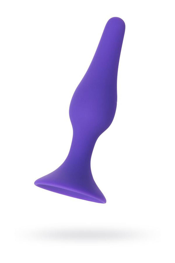 A TOYS, Anal Plug, Silicone, Purple, 10.2 cm
