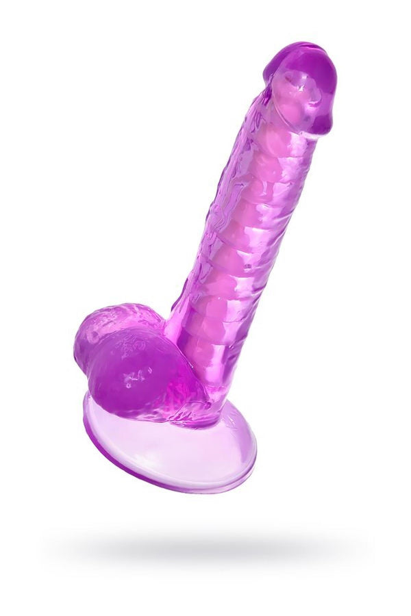 Realistic dildo A Toys by TOYFA Celiam, TPE, purple, 20.5 cm