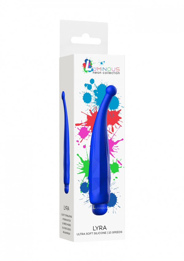 Lyra ABS Bullet With Sleeve 10 Speeds Royal Blue