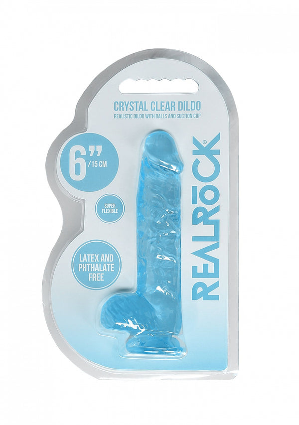 Realistic Dildo with Balls   6/ 15 cm