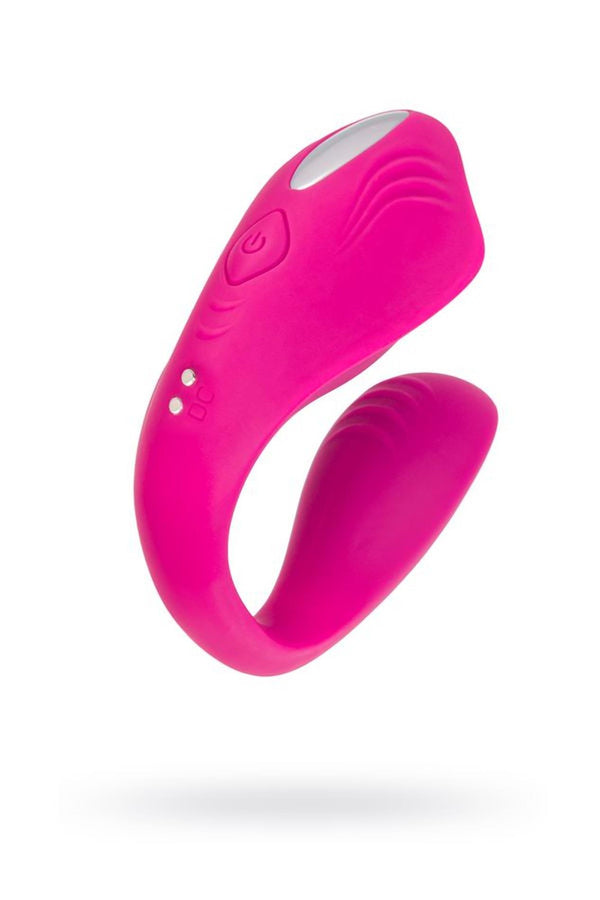 A TOYS Vibrator for couples Cobrum, silicone, pink, 9.6 cm
