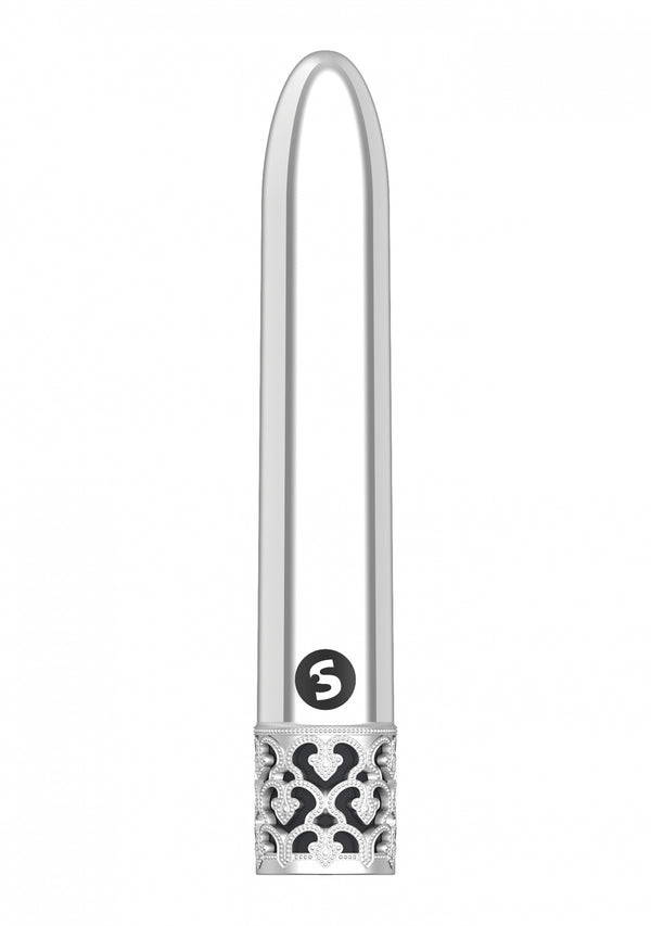 Shiny   Rechargeable ABS Bullet   Silver