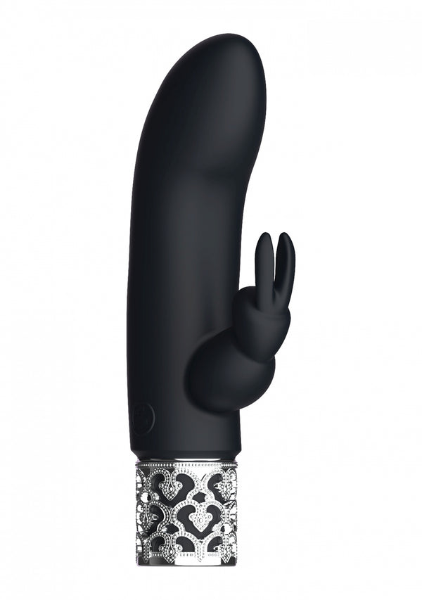 Dazzling   Rechargeable Silicone Bullet   Black