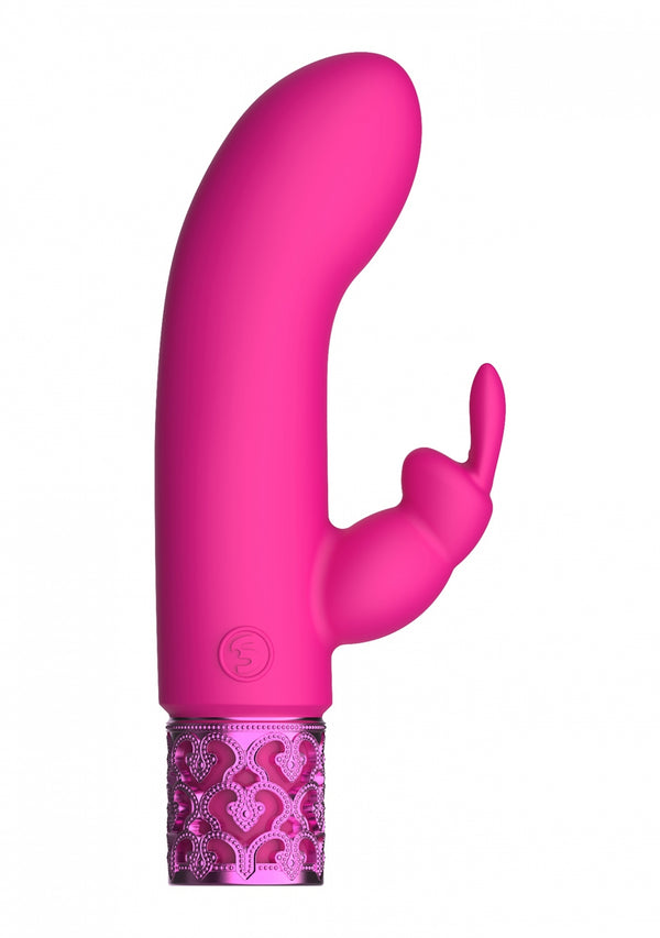 Dazzling   Rechargeable Silicone Bullet   Pink