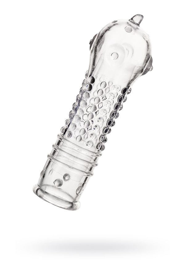 A TOYS, Penis Sleeve, TPR, Transparent, 14.7 cm