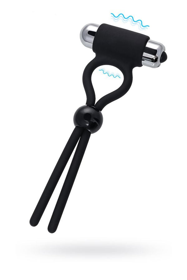 A Toys Erection enhancing lasso Ect, black, silicone, 14cm