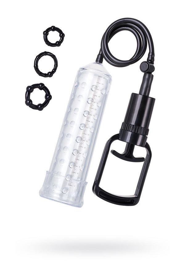 A TOYS, Penis Pump, PVC, Transparent, 23.5 cm