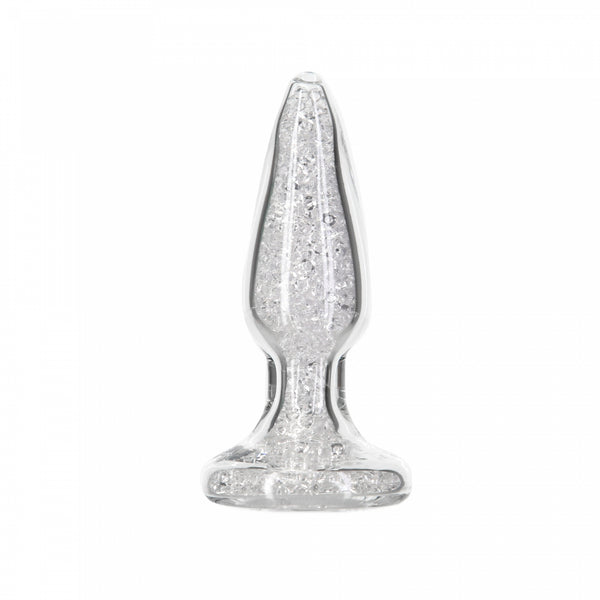 Pillow Talk Fancy Luxurious Glass Anal Plug with Bonus Bullet