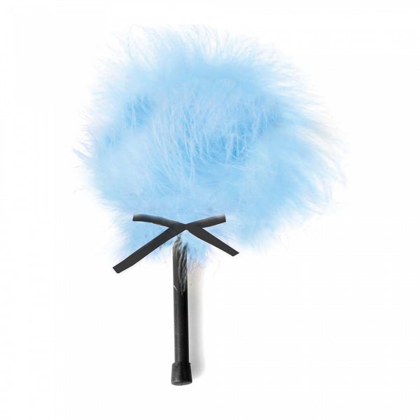 Mini Blue Feather Tickler whip