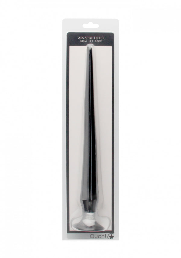 Ass Spike Dildo 33 cm Black