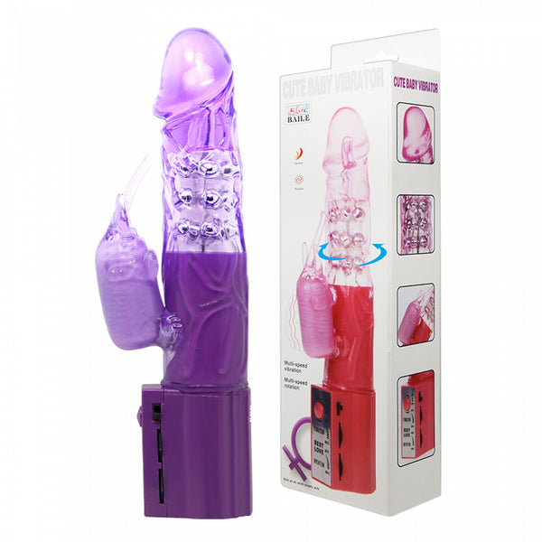 BAILE Cute Baby Vibrator Purple