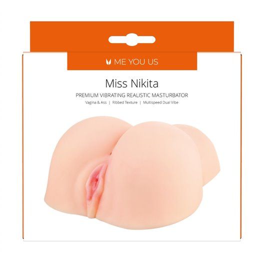 Masturbator  Me You Us Miss Nikita Premium Vibrating Realistic Masturbator Flesh