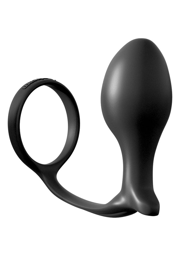 Cockring Advanced Plug Black