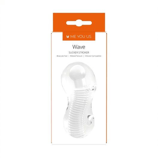 Masturbator  Me You Us Wave Sucker Stroker Male Masturbator Transparent