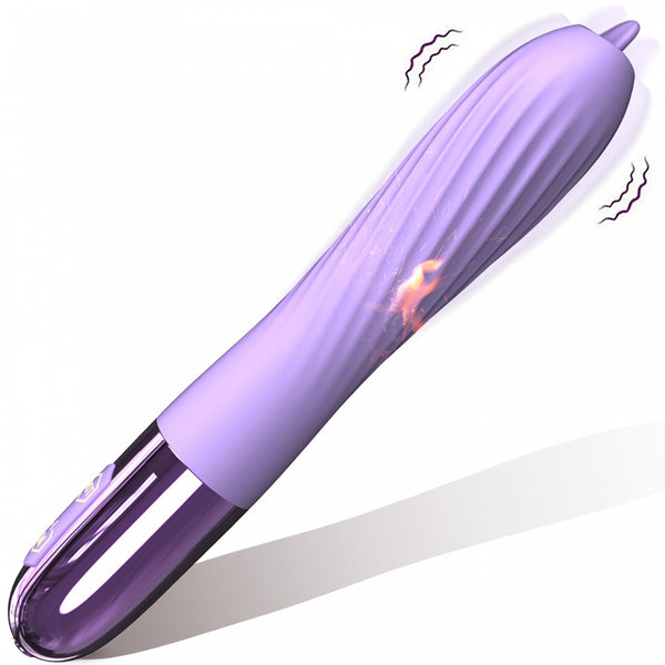 Silicone Vibrator USB, 10 vibration modes, Heating