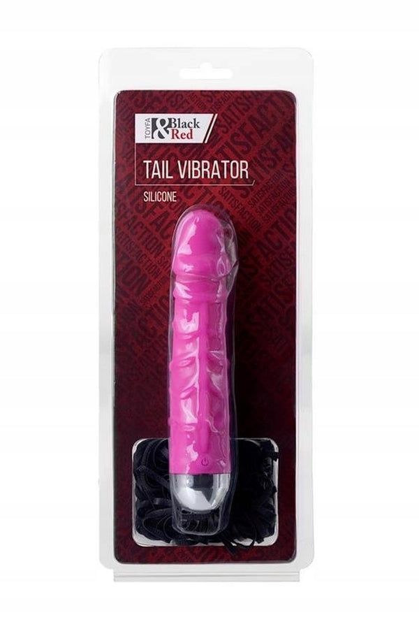 xBlack &amp; Red, Vibrator, 6 vibration modes, silicone, pink, 16 cm, O 3.5 cm
