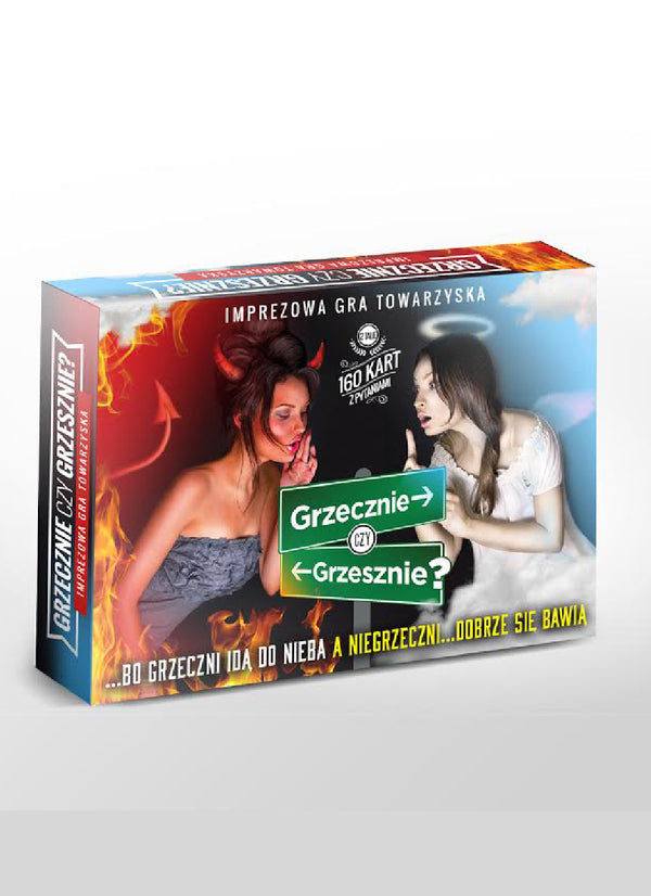 Gry GRZECZNIE CZY GRZESZNIE imprezowa gra towarzyska
