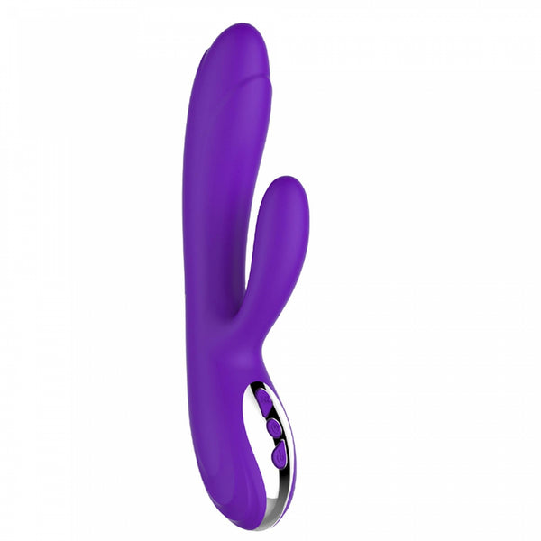 Wibrator Joker Heating Double Vibrating Massage Stick  Purple