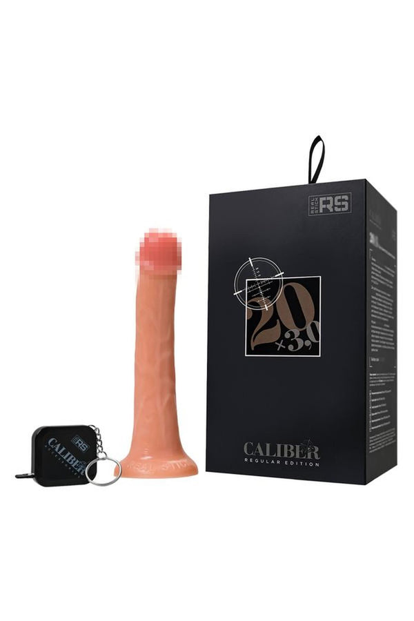 Realistic dildo Caliber 20/3, PVC, flesh, length 20cm, diameter 3cm