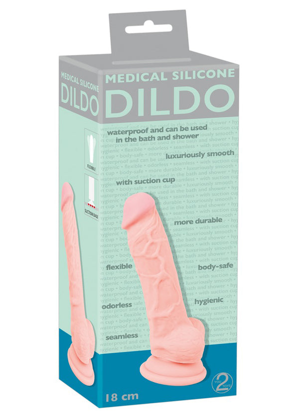 Medical Silicone Dildo 18 cm