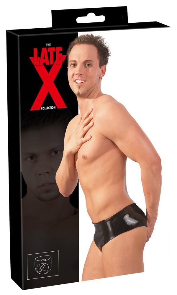 Latex Mens Briefs black M/L