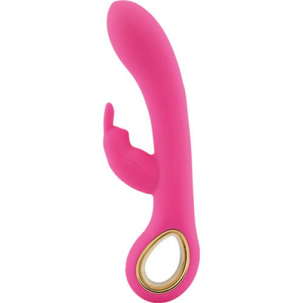 Wibrator VIBRATORE RABBIT HANDY RISCALDANTE RABBIT GRIP HOT PINK