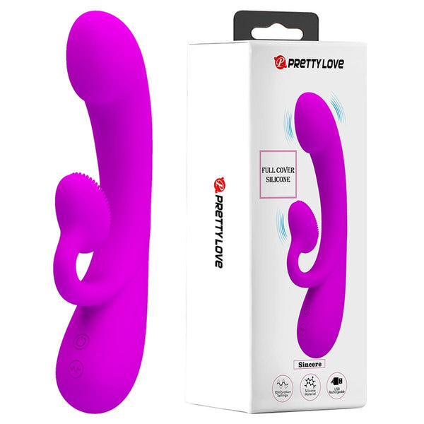 PRETTY LOVE   FULL COVER SILICONE, 10 vibration functions