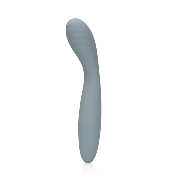 Ultra Soft Silicone G Spot Vibrator Basalt Gray