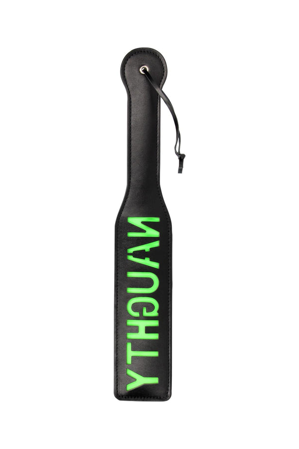 Naughty Paddle Glow in the Dark Black/Neon Green