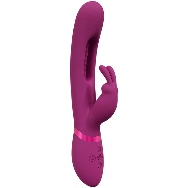 Mika Triple Rabbit with G Spot Flapping Pink