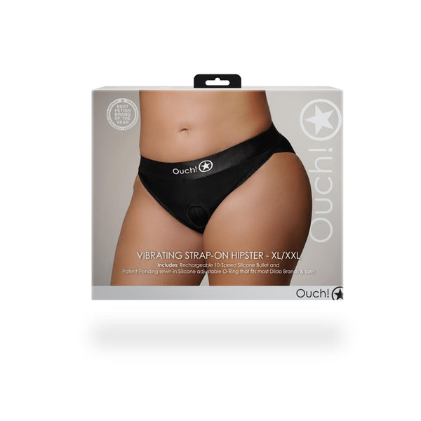 Vibrating Strap on Hipster   XL/XXL