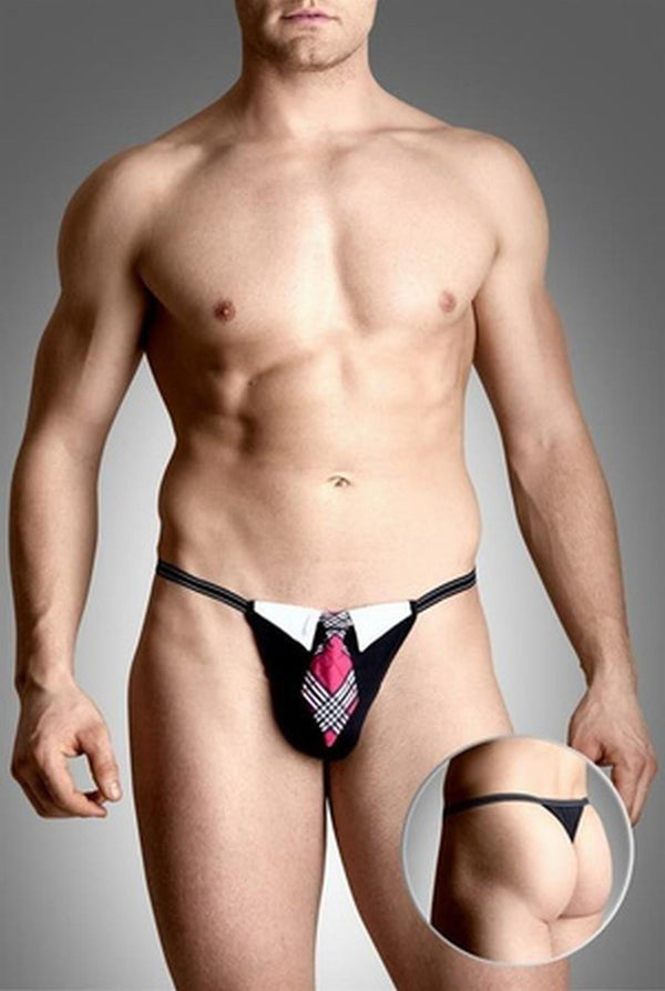 Mens thongs 4491 black S/L