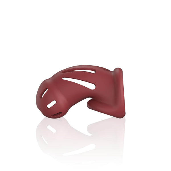 Model 28   Ultra Soft Silicone Chastity Cage   Red