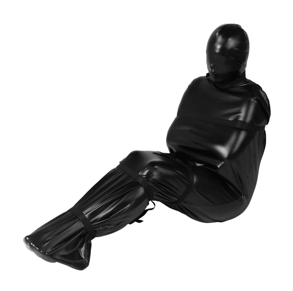 Body Bag with Nylon Straps   Black