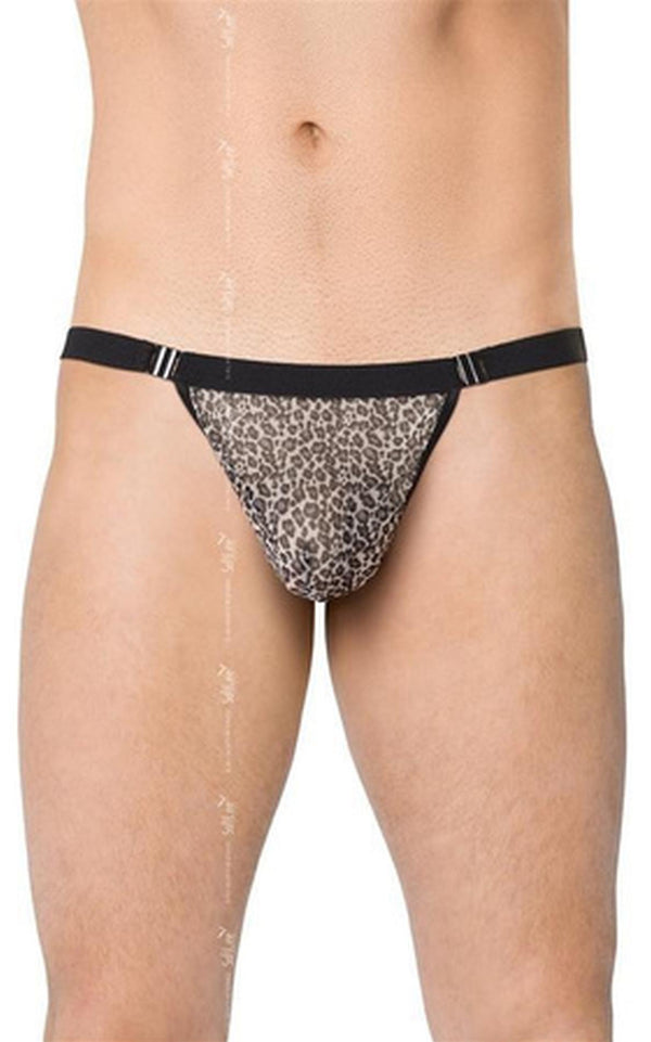 Mens Thong 4528 gray panther OneSize