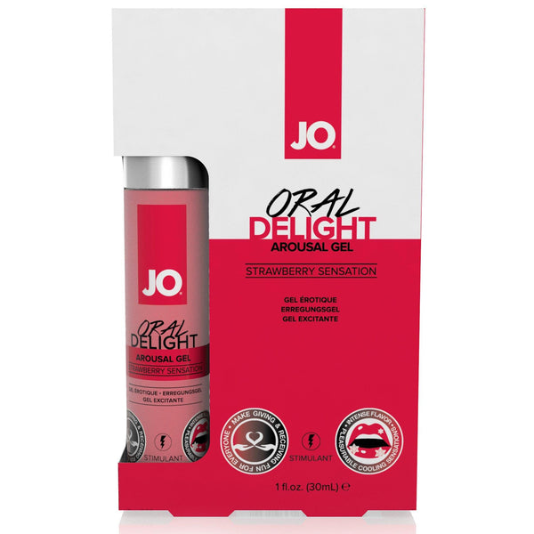 System JO   Oral Delight Arousal Gel Strawberry Sensation 30 ml
