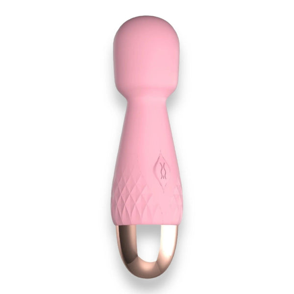 Power Escorts Mini Wand De Luxe Pink 11.6 Cm / 4.5 Inch Silicone Wand Massager