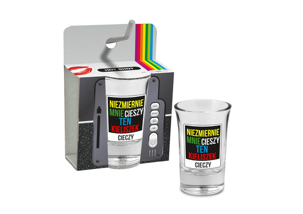 HOT SHOT  kieliszek 35ml   Niezmiernie mnie cieszy ten kieliszek cieczy