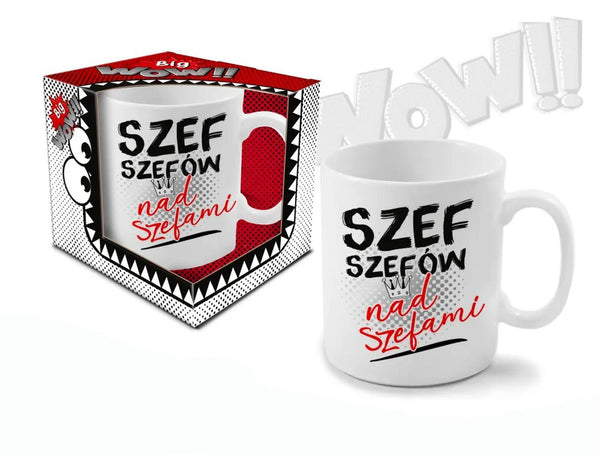 BIG WOW   Kubek Big Boss 800 ml   Szef szefów nad szefami