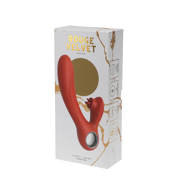 Rouge Velvet G Spot + Licking Vibrator