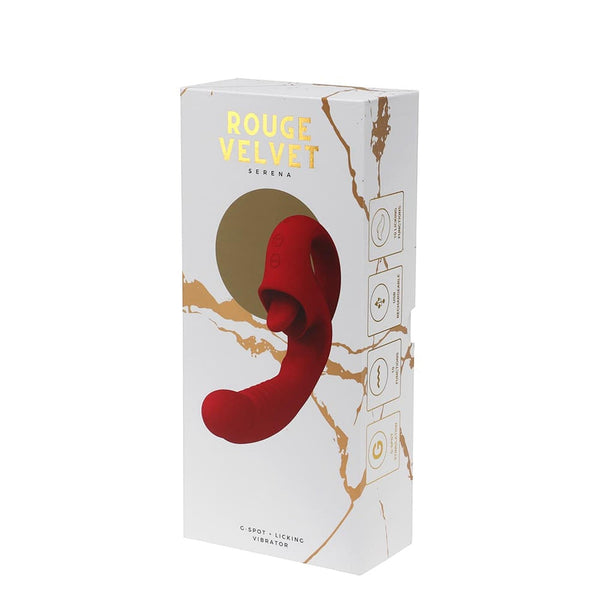 Rouge Velvet Mini G Spot + Licking Vibrator