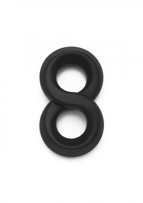 Soft Silicone Jock C Ring Black